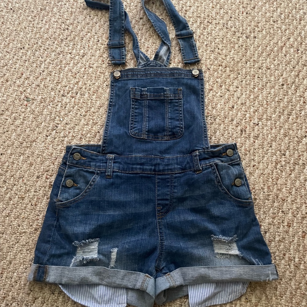 Medium Wash Denim Romper